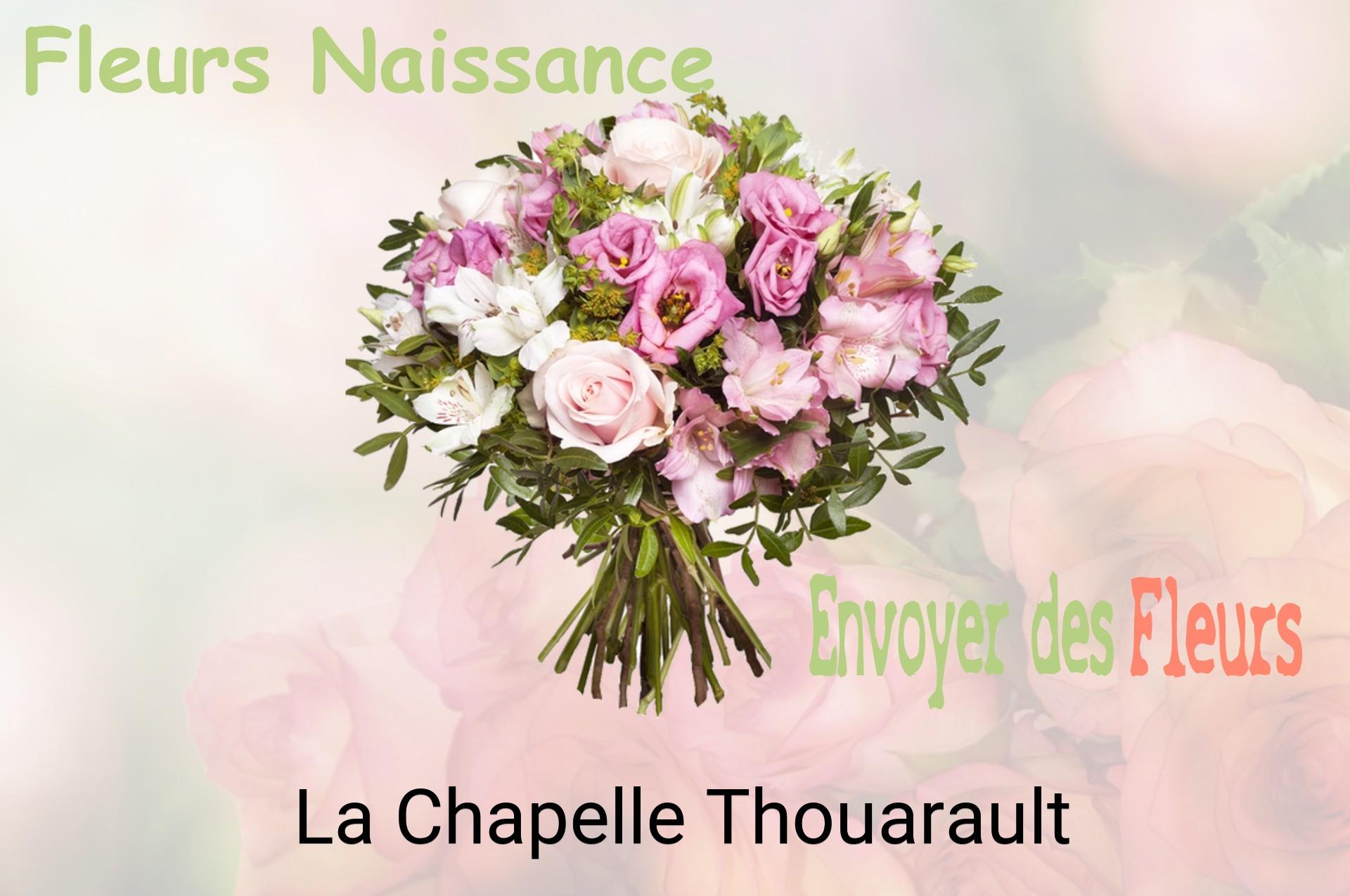 Bouquet de fleurs de naissance livré à La Chapelle-Thouarault